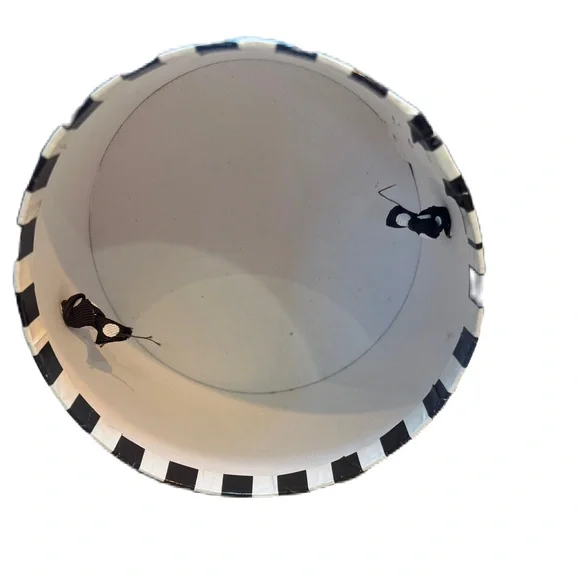 Henri Bendel Brown and Cream Striped Hat Box - Picture 7 of 12